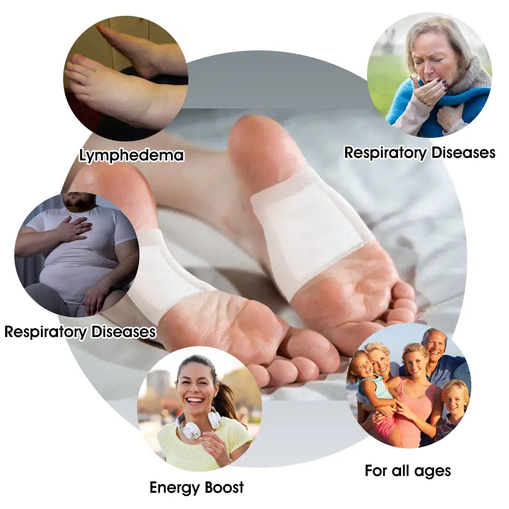 + Bee Venom Lymphatic Drainage & Slimming Foot Patches 🌿👣